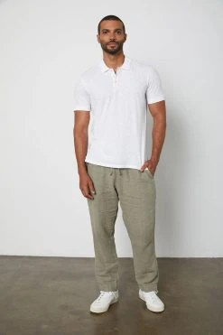 Velvet By Graham & Spencer Mens VANN LINEN PANT