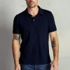 Velvet By Graham & Spencer RANDALL COTTON SLUB POLO Mens