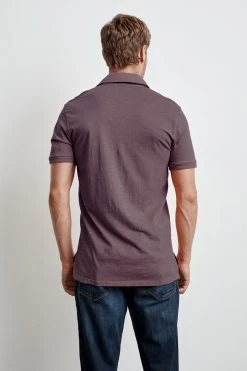 Velvet By Graham & Spencer Mens RANDALL COTTON SLUB POLO