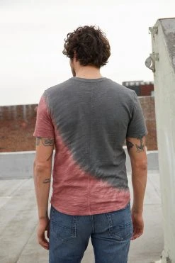 Velvet By Graham & Spencer Mens FABIAN SLUB TIE DYE TEE