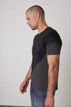 Velvet By Graham & Spencer Mens FABIAN SLUB TIE DYE TEE