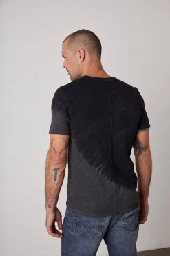 Velvet By Graham & Spencer Mens FABIAN SLUB TIE DYE TEE