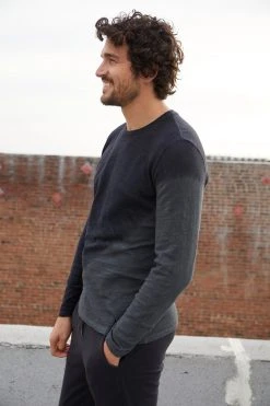 Velvet By Graham & Spencer JOHANN SLUB TIE DYE TEE Mens