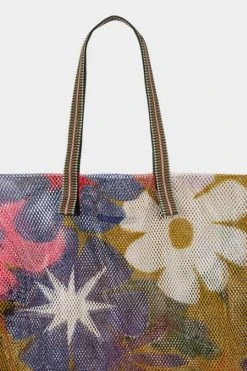 SMALL FLORAL PRINT MESH TOTE BY EPICE Womens