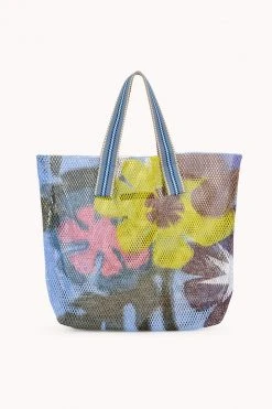 SMALL FLORAL PRINT MESH TOTE BY EPICE Womens