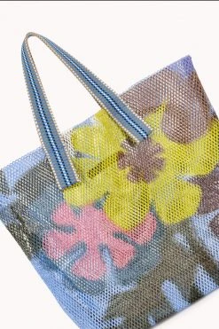 SMALL FLORAL PRINT MESH TOTE BY EPICE Womens