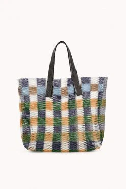 SMALL GINGHAM MESH TOTE BY EPICE Womens