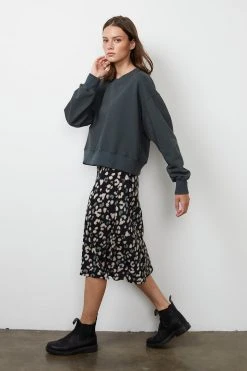 Velvet By Graham & Spencer NELLA OVERSIZED SWEATSHIRT
