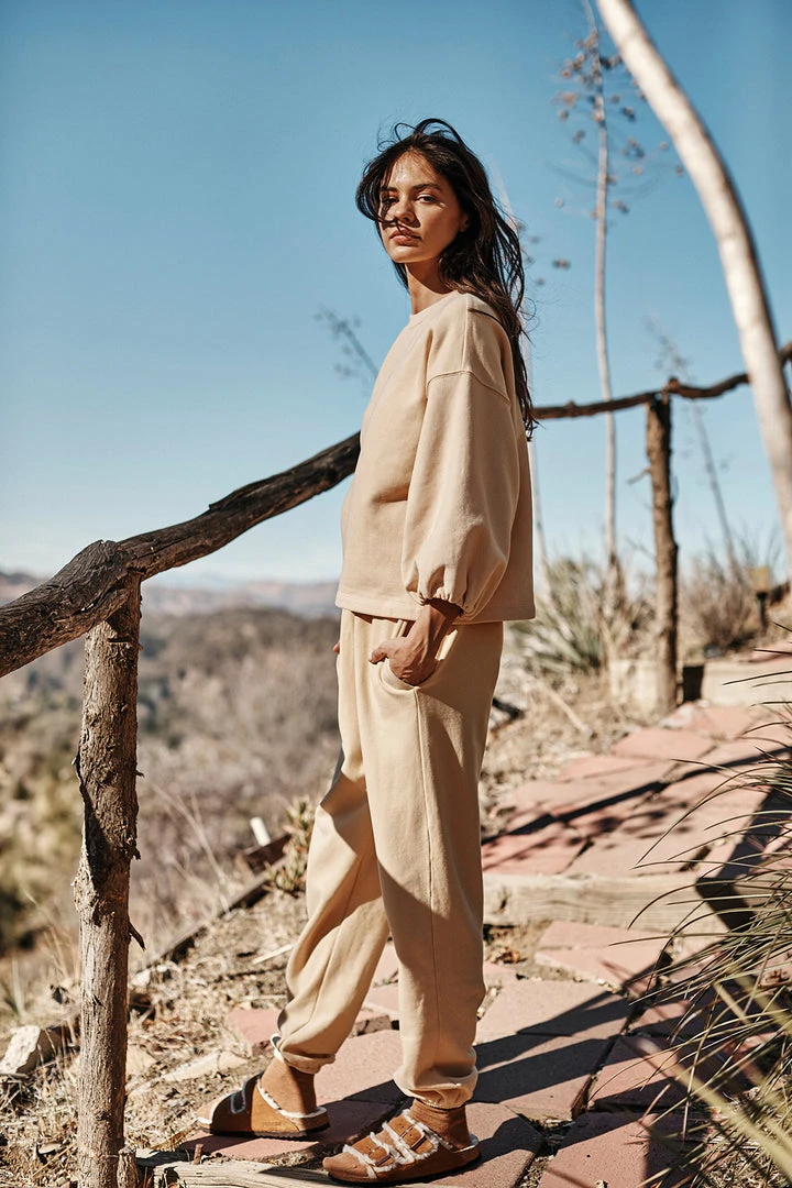 Velvet By Graham & Spencer PRIYA PUFF SLEEVE SWEATSHIRT Womens 2 Velvet By Graham & Spencer PRIYA PUFF SLEEVE SWEATSHIRT Womens