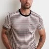 Velvet By Graham & Spencer ARCHIE STRIPED POCKET TEE Mens