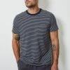 Velvet By Graham & Spencer EVAN STRIPED POCKET TEE