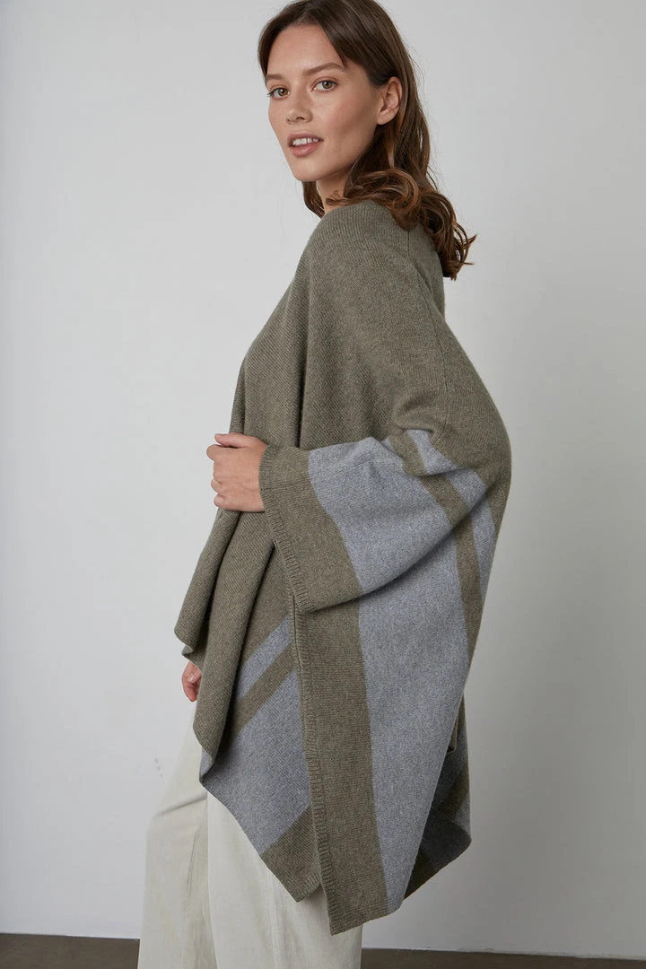 Velvet By Graham & Spencer HARPER OPEN FRONT PONCHO Womens 1 Velvet By Graham & Spencer HARPER OPEN FRONT PONCHO Womens