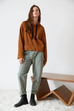 Velvet By Graham & Spencer Womens DREW VINTAGE CANVAS PANT