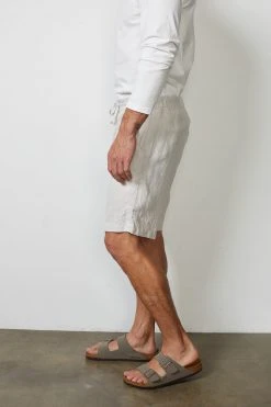 Velvet By Graham & Spencer MAXWELL LINEN SHORT Mens 13 Velvet By Graham & Spencer MAXWELL LINEN SHORT Mens