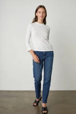 Velvet By Graham & Spencer VICTORIA HI RISE STRAIGHT LEG JEAN