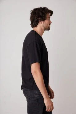 Velvet By Graham & Spencer Mens ERIK SUEDED SLUB POCKET TEE 7 Velvet By Graham & Spencer Mens ERIK SUEDED SLUB POCKET TEE