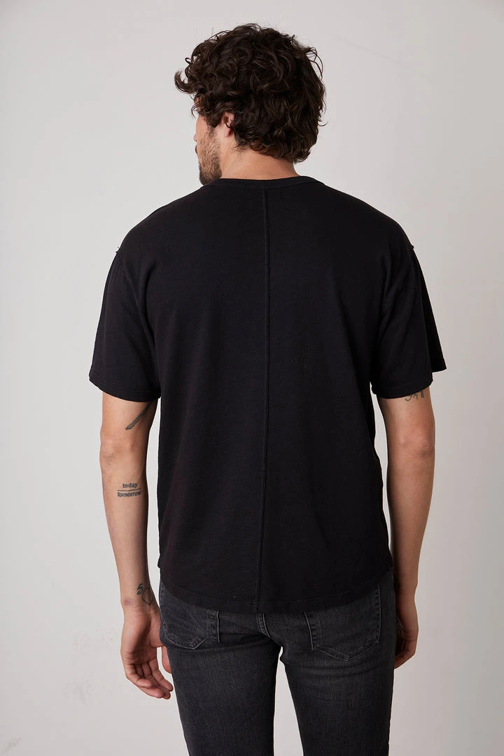 Velvet By Graham & Spencer Mens ERIK SUEDED SLUB POCKET TEE 4 Velvet By Graham & Spencer Mens ERIK SUEDED SLUB POCKET TEE