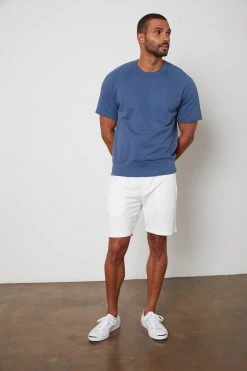 Velvet By Graham & Spencer Mens CHASE FRENCH TERRY SWEAT SHORT