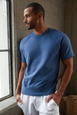 Velvet By Graham & Spencer KEYON FRENCH TERRY SWEATSHIRT Mens