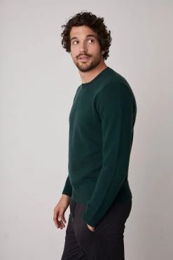 Velvet By Graham & Spencer BIRCH CASHMERE SWEATER Mens