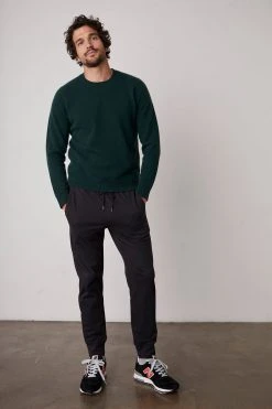 Velvet By Graham & Spencer BIRCH CASHMERE SWEATER Mens