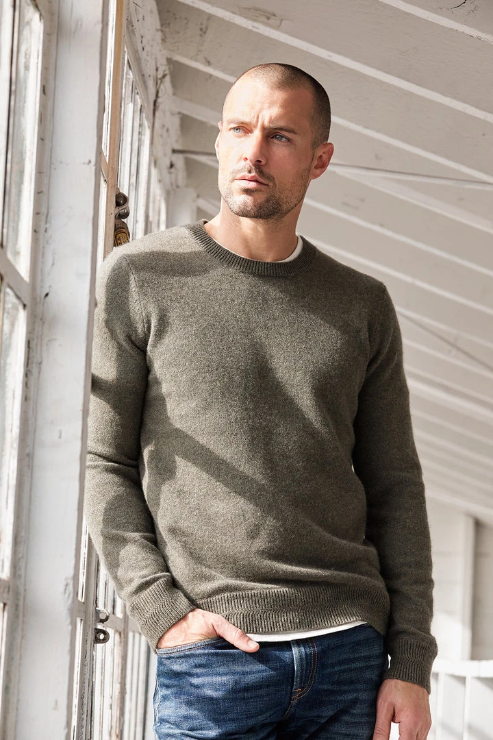 Velvet By Graham & Spencer BIRCH CASHMERE SWEATER Mens 5 Velvet By Graham & Spencer BIRCH CASHMERE SWEATER Mens