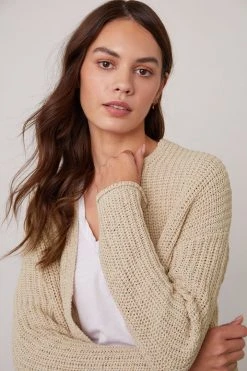 Velvet By Graham & Spencer Womens TERRAH OPEN FRONT CARDIGAN