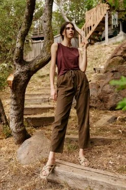 Velvet By Graham & Spencer TAURUS COTTON SLUB TANK Womens