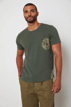 Velvet By Graham & Spencer Mens ASHER CREW NECK TEE