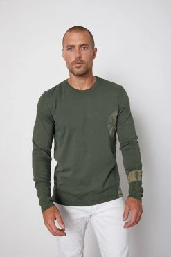 Velvet By Graham & Spencer Mens CALEB CREW NECK TEE