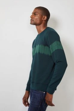Velvet By Graham & Spencer DEAN LUXE FLEECE TIE DYE PULLOVER