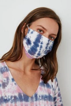 Velvet By Graham & Spencer Womens IZZIE TIE DYE FACE MASK 7 Velvet By Graham & Spencer Womens IZZIE TIE DYE FACE MASK