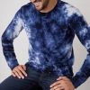 Velvet By Graham & Spencer Mens TREVOR TIE DYE SWEATSHIRT