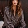 Velvet By Graham & Spencer Womens TRUDIE STRIPED TOP