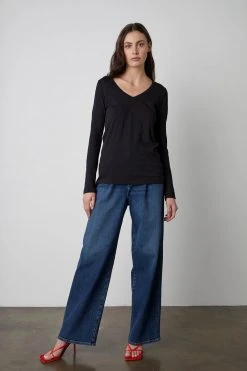 Velvet By Graham & Spencer BLAIRE ORIGINAL SLUB TEE