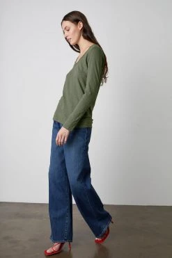 Velvet By Graham & Spencer BLAIRE ORIGINAL SLUB TEE Womens