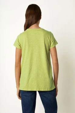 Velvet By Graham & Spencer TILLY ORIGINAL SLUB CREW NECK TEE Womens