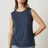 Velvet By Graham & Spencer Womens ELLEN VINTAGE SLUB TANK TOP