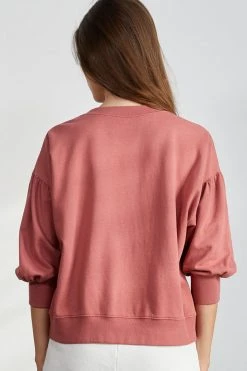 Velvet By Graham & Spencer MAUREEN 3/4 SLEEVE SWEATSHIRT