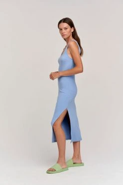 Velvet By Graham & Spencer ASHANTI RIBBED TANK DRESS Womens