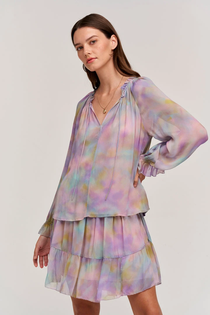 Velvet By Graham & Spencer LEXA PRINTED BLOUSE 1 Velvet By Graham & Spencer LEXA PRINTED BLOUSE