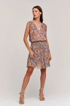 Velvet By Graham & Spencer Womens STEPHANIE PRINTED BLOUSE