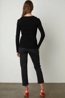 Velvet By Graham & Spencer EMMA CUT-OUT TOP Womens