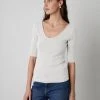 Velvet By Graham & Spencer MIRANDA SCOOP NECK TOP