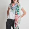 Velvet By Graham & Spencer Womens PRINTED SILK BLEND SCARF BY VISMAYA