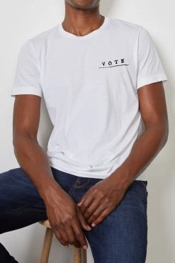 Velvet By Graham & Spencer VOTE Unisex Crew Tee Womens
