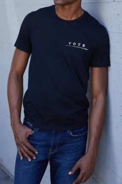 Velvet By Graham & Spencer VOTE Unisex Crew Tee Womens