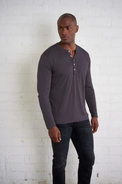 Velvet By Graham & Spencer ALVARO COTTON JERSEY HENLEY