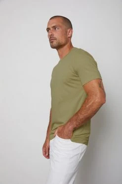 Velvet By Graham & Spencer HOWARD WHISPER CLASSIC CREW NECK TEE