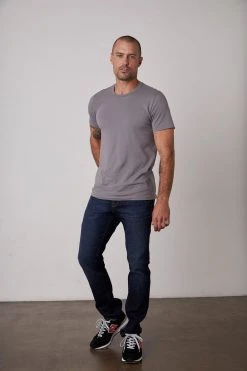 Velvet By Graham & Spencer HOWARD WHISPER CLASSIC CREW NECK TEE Mens